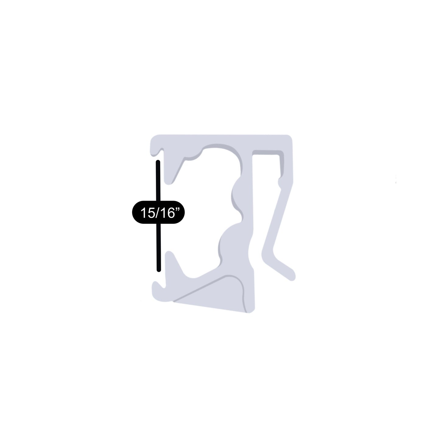 Hidden 1 Inch Valance Clip V2 (x5)