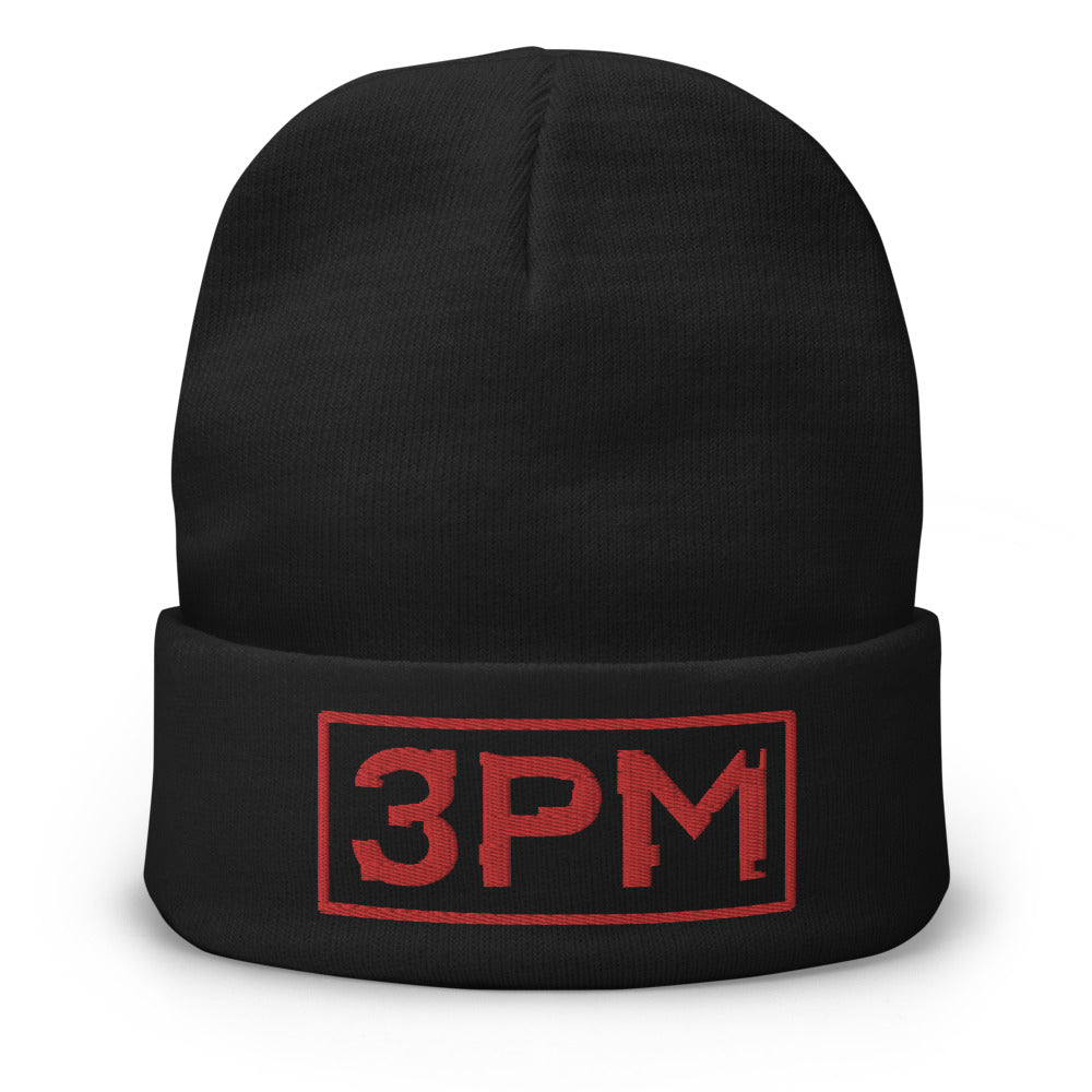 3PM Embroidered Beanie